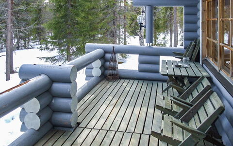 Kujalan Lomat 1: Deck, Portico, Latifoglie, Log Cabin, Larice, Plank, Mobili Da Esterno, Raccordo