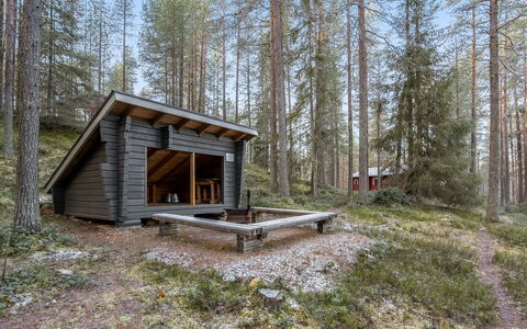 Viipusjärvi 12: Legna, Capannone, Log Cabin, Comunita 'Impianto, Foresta, Edifici Giardino, Villetta, Woodland, Tronco