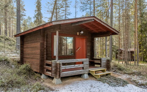 Viipusjärvi 12: Legna, Villetta, Log Cabin, Casa, Capannone, Edifici Giardino, Foresta, Latifoglie, Capanna