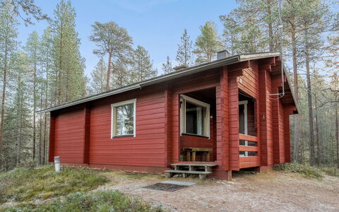 Viipusjärvi 12: Legna, Villetta, Log Cabin, Foresta, Capannone, Edifici Giardino, Larice, Woodland, Color Legno