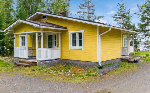 Aurinkoniemi: Legna, Neve, Inverno, Villetta, Congelamento, Casa, Log Cabin, Larice, Raccordo