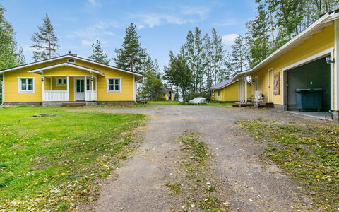 Aurinkoniemi: Legna, Neve, Inverno, Villetta, Congelamento, Casa, Log Cabin, Larice, Raccordo