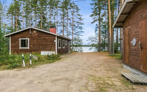 Mäntyniemi: Legna, Neve, Inverno, Villetta, Congelamento, Casa, Log Cabin, Larice, Raccordo