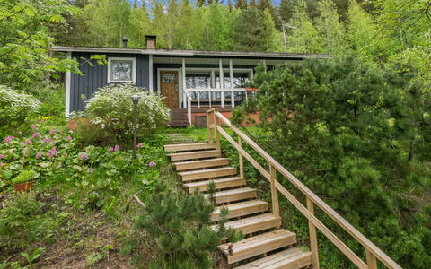 Rantapelto: Legna, Villetta, Log Cabin, Foresta, Capannone, Edifici Giardino, Larice, Woodland, Color Legno