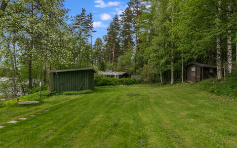 Rantapelto: Legna, Villetta, Log Cabin, Foresta, Capannone, Edifici Giardino, Larice, Woodland, Color Legno
