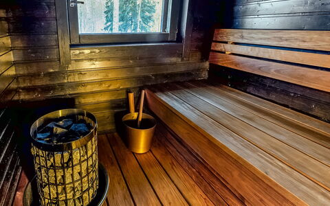 Tiira: Legna, Neve, Inverno, Villetta, Congelamento, Casa, Log Cabin, Larice, Raccordo