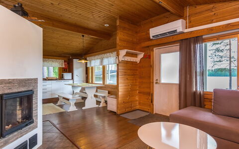 Auvola: Legna, Neve, Inverno, Villetta, Congelamento, Casa, Log Cabin, Larice, Raccordo