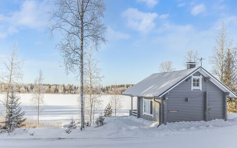 Eteläranta: Legna, Neve, Inverno, Villetta, Congelamento, Casa, Log Cabin, Larice, Raccordo