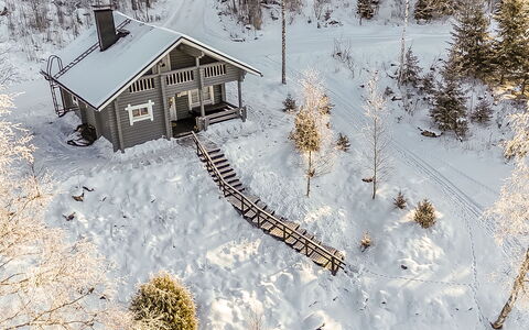 Eteläranta: Legna, Neve, Inverno, Villetta, Congelamento, Casa, Log Cabin, Larice, Raccordo