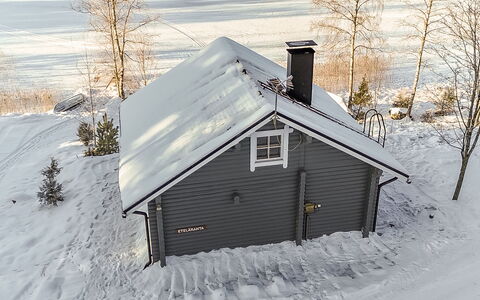 Eteläranta: Legna, Neve, Inverno, Villetta, Congelamento, Casa, Log Cabin, Larice, Raccordo