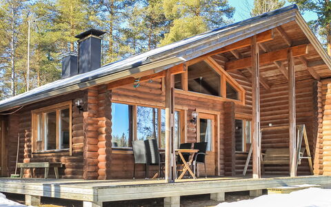 Mäntyniemi: Legna, Neve, Inverno, Villetta, Congelamento, Casa, Log Cabin, Larice, Raccordo