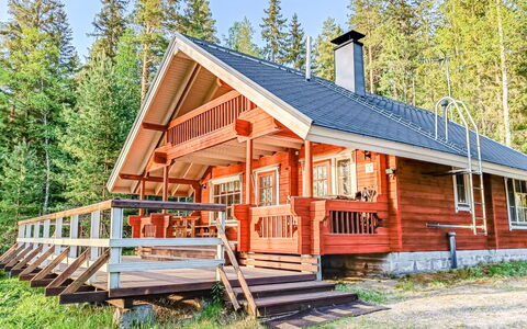 Metsätähti: Legna, Neve, Inverno, Villetta, Congelamento, Casa, Log Cabin, Larice, Raccordo