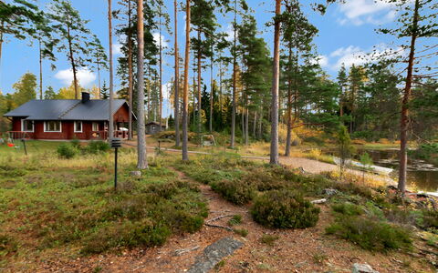 Kuusikumpu: Legna, Neve, Inverno, Villetta, Congelamento, Casa, Log Cabin, Larice, Raccordo
