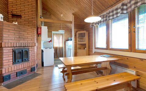 Kuusikumpu: Legna, Neve, Inverno, Villetta, Congelamento, Casa, Log Cabin, Larice, Raccordo