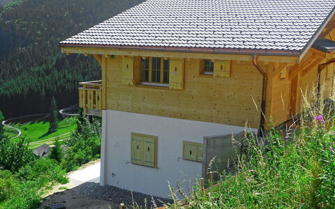 Chalet la Poya: Pianta, Costruzione, Finestra, Verde, Lotto, Casa, Villetta, Erba, Albero, Legna