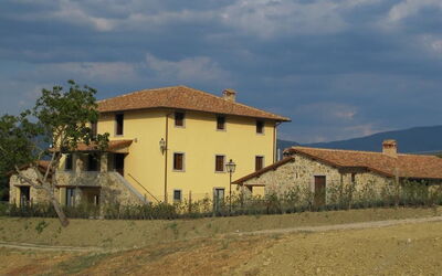 The entrance of Borgo La Casa