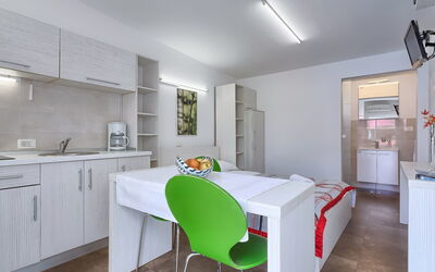 Nika 109.10: Camera, Proprietà, Mobilia, Verde, Interior Design, Costruzione, Cucina, Immobiliare, Casa, Soffitto