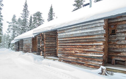 Saukkokumpu 3: Legna, Neve, Villetta, Inverno, Tetto, Casa, Congelamento, Log Cabin, Raccordo, Pendenza