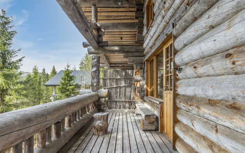 Rukajoiku 2: Legna, Raccordo, Villetta, Casa, Casa, Plank, Edifici Giardino, Log Cabin, Latifoglie, Portico