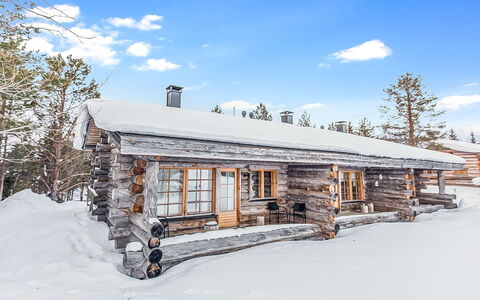 Karhunkaato As. C: Legna, Villetta, Log Cabin, Foresta, Capannone, Edifici Giardino, Larice, Woodland, Color Legno