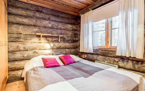 Karhunkaato As. C: Legna, Villetta, Log Cabin, Foresta, Capannone, Edifici Giardino, Larice, Woodland, Color Legno