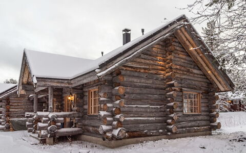 Operonmukka a 8: Legna, Neve, Inverno, Villetta, Tetto, Casa, Casa, Log Cabin, Congelamento, Raccordo