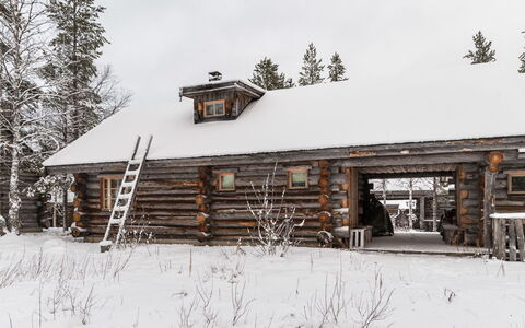 Operonmukka a 8: Neve, Inverno, Ramo, Legna, Villetta, Tetto, Congelamento, Log Cabin, Ramoscello