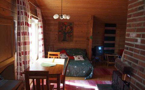 Raanumökki 4: Legna, Villetta, Log Cabin, Foresta, Capannone, Edifici Giardino, Larice, Woodland, Color Legno