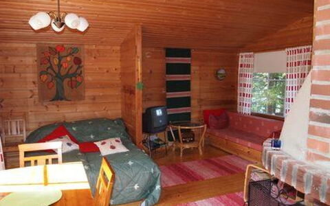 Raanumökki 4: Legna, Villetta, Log Cabin, Foresta, Capannone, Edifici Giardino, Larice, Woodland, Color Legno
