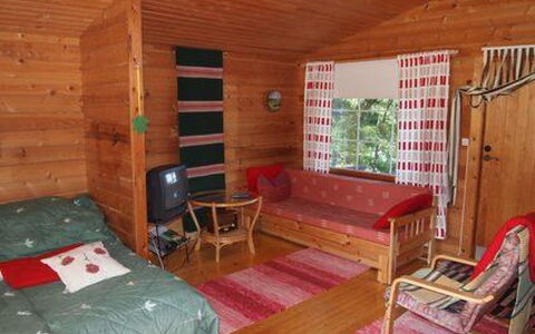 Raanumökki 4: Legna, Villetta, Log Cabin, Foresta, Capannone, Edifici Giardino, Larice, Woodland, Color Legno