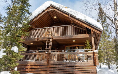 Mervinrinne: Legna, Neve, Villetta, Inverno, Tetto, Casa, Congelamento, Log Cabin, Raccordo, Pendenza