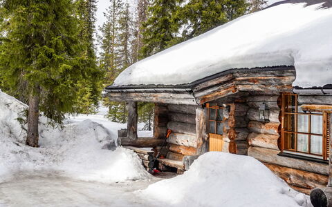 Kelo-Ville: Legna, Neve, Inverno, Villetta, Congelamento, Casa, Log Cabin, Larice, Raccordo