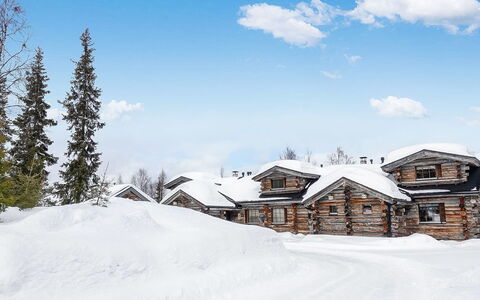 Kantapää C 3: Legna, Neve, Inverno, Villetta, Congelamento, Casa, Log Cabin, Larice, Raccordo