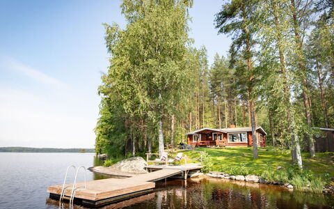Riihiniemi: Legna, Neve, Inverno, Villetta, Congelamento, Casa, Log Cabin, Larice, Raccordo