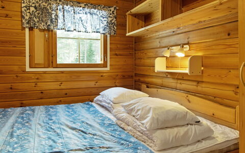 Aittolahti 2: Legna, Villetta, Log Cabin, Foresta, Capannone, Edifici Giardino, Larice, Woodland, Color Legno