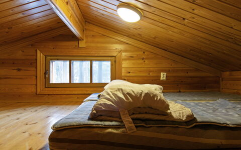 Aittolahti 2: Legna, Villetta, Log Cabin, Foresta, Capannone, Edifici Giardino, Larice, Woodland, Color Legno