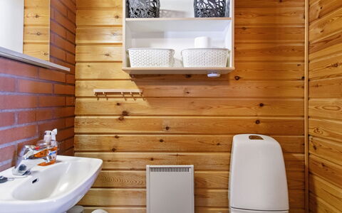 Aittolahti 2: Legna, Villetta, Log Cabin, Foresta, Capannone, Edifici Giardino, Larice, Woodland, Color Legno
