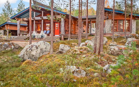 Riutankolo: Legna, Neve, Inverno, Villetta, Congelamento, Casa, Log Cabin, Larice, Raccordo