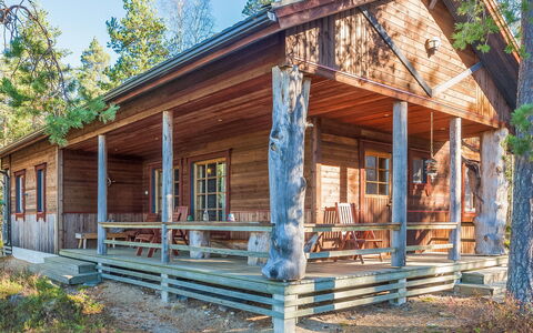 Huljakka: Legna, Neve, Inverno, Villetta, Congelamento, Casa, Log Cabin, Larice, Raccordo