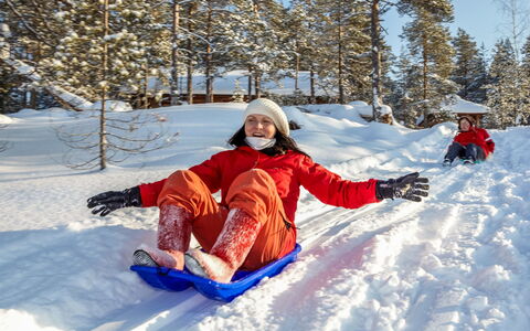 Huljakka: Legna, Neve, Inverno, Villetta, Congelamento, Casa, Log Cabin, Larice, Raccordo