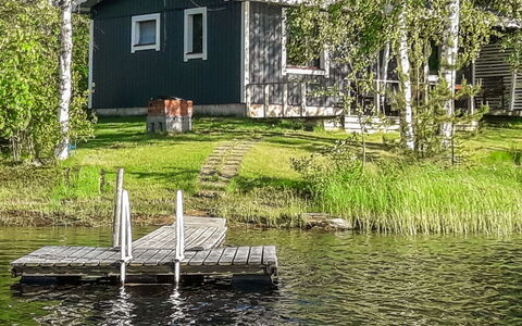Rantala: Legna, Villetta, Log Cabin, Foresta, Capannone, Edifici Giardino, Larice, Woodland, Color Legno