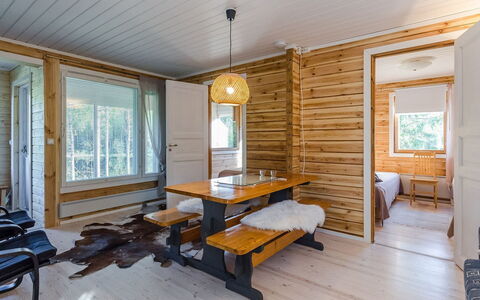 Koskenniska, Vaikon Loma 1: Legna, Villetta, Color Legno, Latifoglie, Log Cabin, Plank, Soffitto, Materiali Naturali, Legname, Edifici Giardino