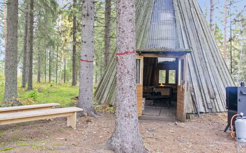 Jussinlahti, Vaikon Loma 6: Legna, Casa, Neve, Villetta, Casa, Inverno, Tetto, Congelamento, Raccordo, Pendenza