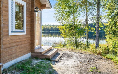 Jussinlahti, Vaikon Loma 6: Legna, Villetta, Raccordo, Log Cabin, Color Legno, Latifoglie, Plank, Legname, Materiali Naturali, Edifici Giardino