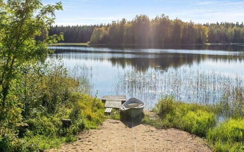 Jussinlahti, Vaikon Loma 6: Legna, Villetta, Raccordo, Log Cabin, Color Legno, Latifoglie, Plank, Legname, Materiali Naturali, Edifici Giardino