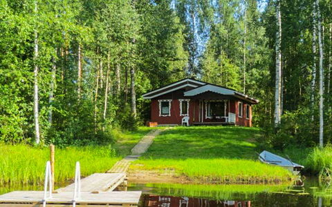 Kuusela: Legna, Neve, Inverno, Villetta, Congelamento, Casa, Log Cabin, Larice, Raccordo
