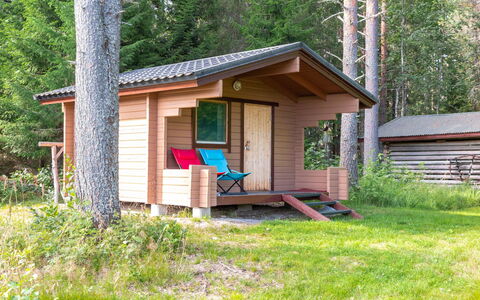 Pikkupuro: Legna, Villetta, Log Cabin, Foresta, Capannone, Edifici Giardino, Larice, Woodland, Color Legno