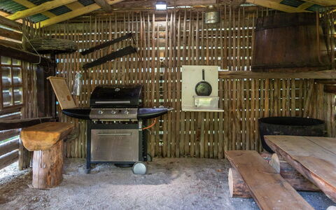 Pikkupuro: Legna, Villetta, Log Cabin, Foresta, Capannone, Edifici Giardino, Larice, Woodland, Color Legno