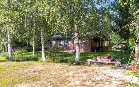 Pikkupuro: Legna, Villetta, Log Cabin, Foresta, Capannone, Edifici Giardino, Larice, Woodland, Color Legno