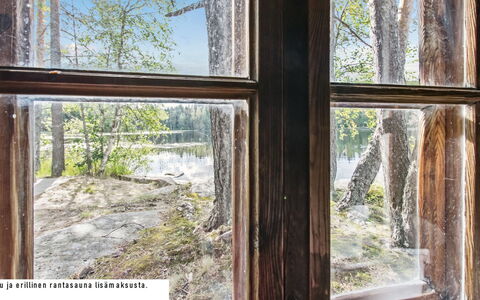 Sammallehto: Legna, Villetta, Log Cabin, Foresta, Capannone, Edifici Giardino, Larice, Woodland, Color Legno